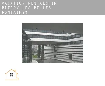 Vacation rentals in  Bierry-les-Belles-Fontaines
