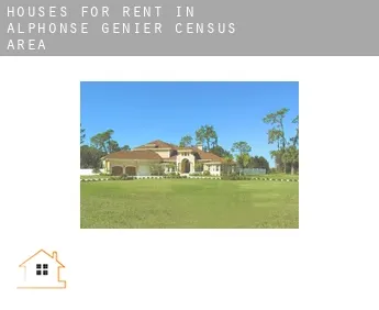 Houses for rent in  Alphonse-Génier (census area)