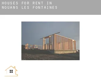 Houses for rent in  Nouans-les-Fontaines