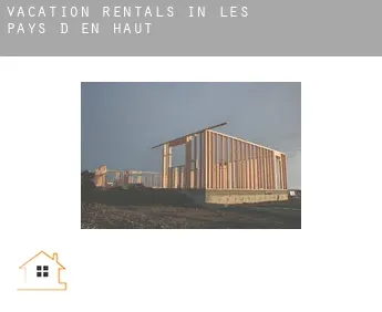 Vacation rentals in  Les Pays-d'en-Haut