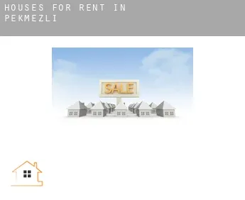Houses for rent in  Pekmezli