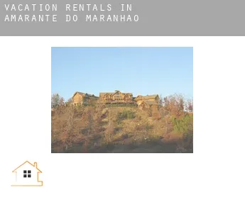 Vacation rentals in  Amarante do Maranhão