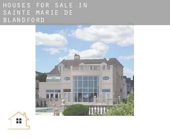Houses for sale in  Sainte-Marie-de-Blandford