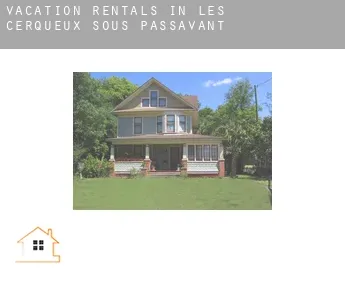 Vacation rentals in  Les Cerqueux-sous-Passavant