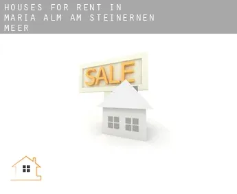 Houses for rent in  Maria Alm am Steinernen Meer