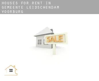 Houses for rent in  Gemeente Leidschendam-Voorburg