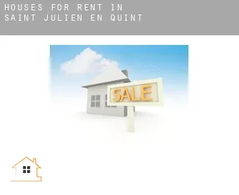 Houses for rent in Saint-Julien-en-Quint