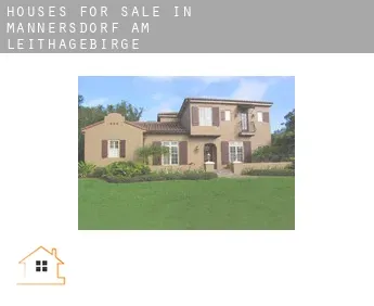 Houses for sale in  Mannersdorf am Leithagebirge