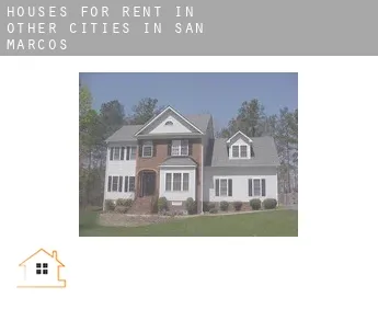 Houses for rent in  Other cities in San Marcos